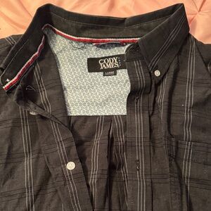 Cody James Men's Black Casual Button Down Shirt